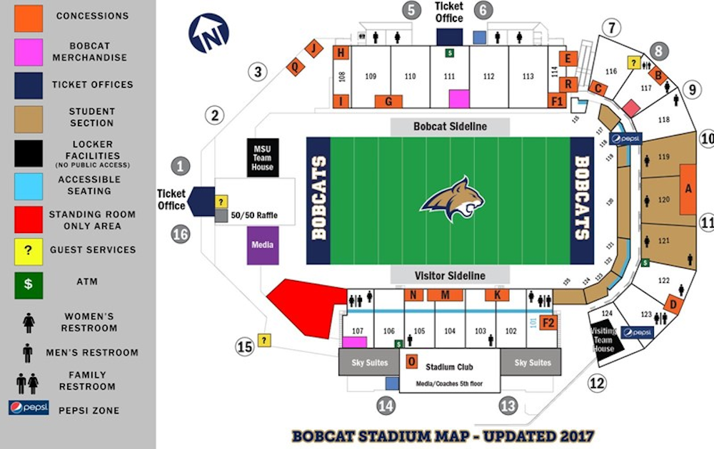 Bobcat Stadium Seating Chart